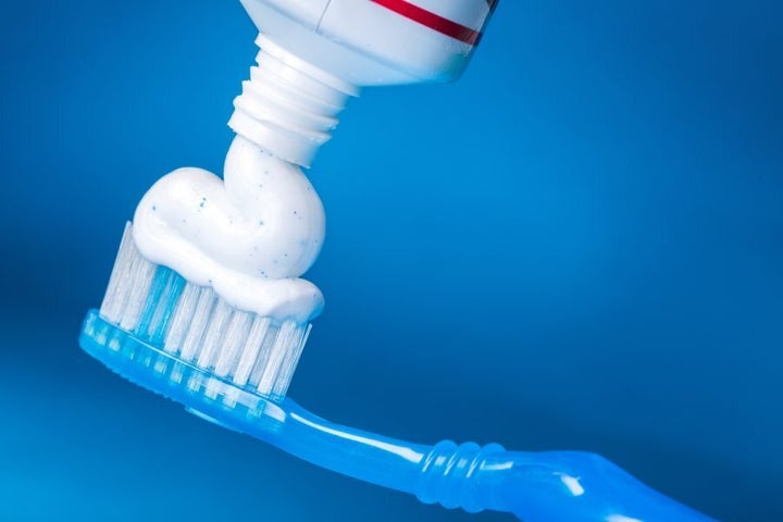 You definitely don't need this much toothpaste.