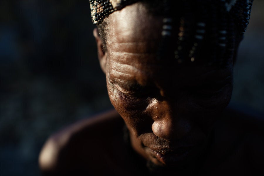 Kalahari Bushman, Kalahari Desert South Africa.