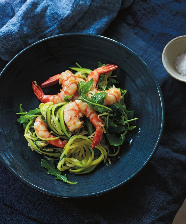 Zoodles are great, lighter alternative to spaghetti.