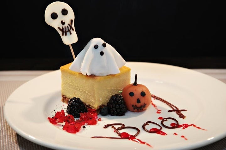 You can get a slice of Scary Cheesecake on the Carnival Cruise Line.