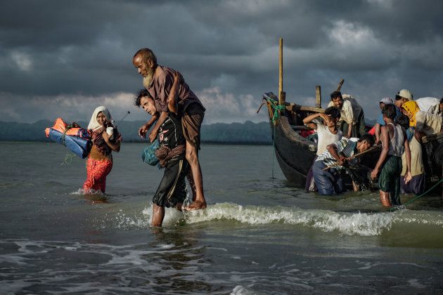 Many Rohingya Refugees have crossed into Bangladesh by boat.