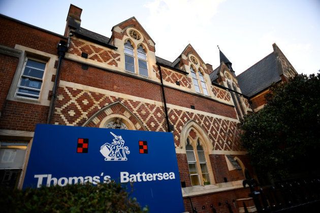 Thomas's Battersea, a private school attended by Prince George, is seen in southwest London, September 13, 2017. (REUTERS/Dylan Martinez)