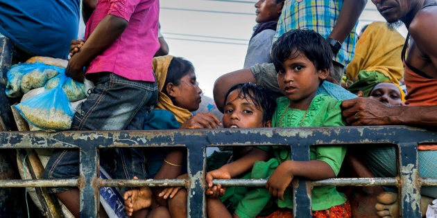 Around 40,000 Rohingya have entered Bangladesh in the last few days.