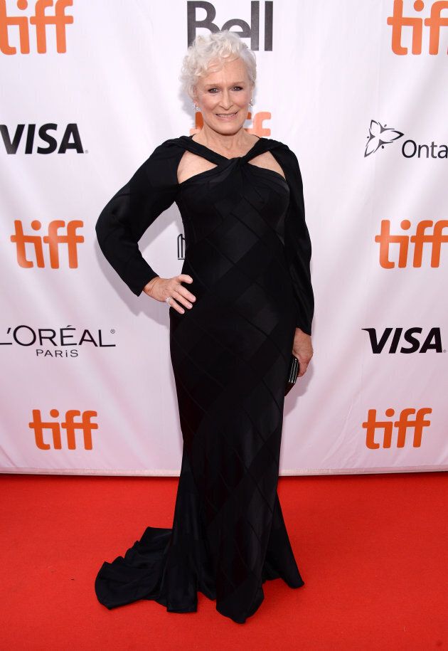 Glenn Close at 'The Wife' premiere during the 2017 Toronto International Film Festival.