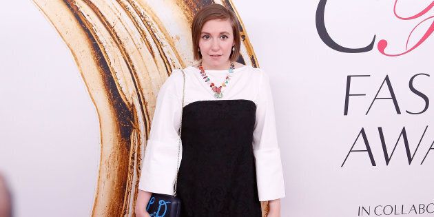Lena Dunham attends the 2016 CFDA Fashion Awards at the Hammerstein Ballroom on June 6, 2016 in New York City.