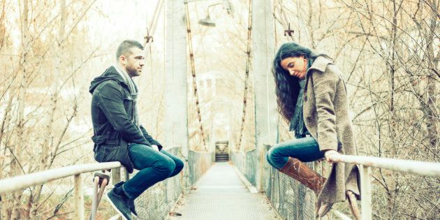 Probably don't break up with them while sitting on the edge of a bridge though.