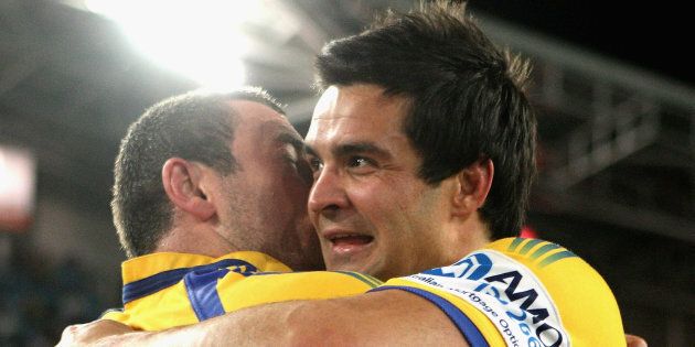 Grothe in 2009 on his way to the grand final with the Eels