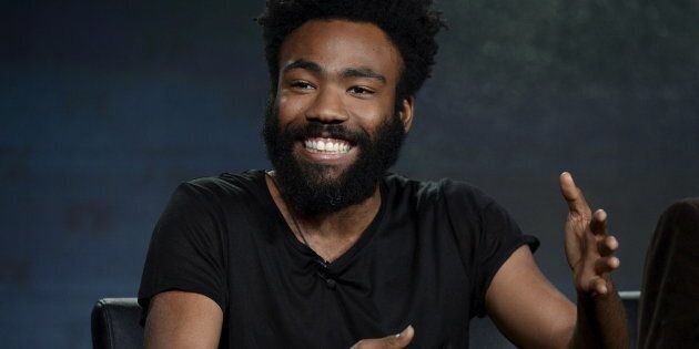 Cast member Donald Glover participates in a panel for the FX Networks new comedy series