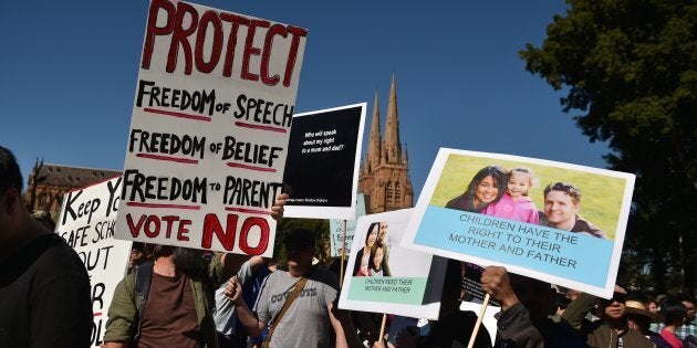 Straight Lives Matter Protest Against Marriage Equality