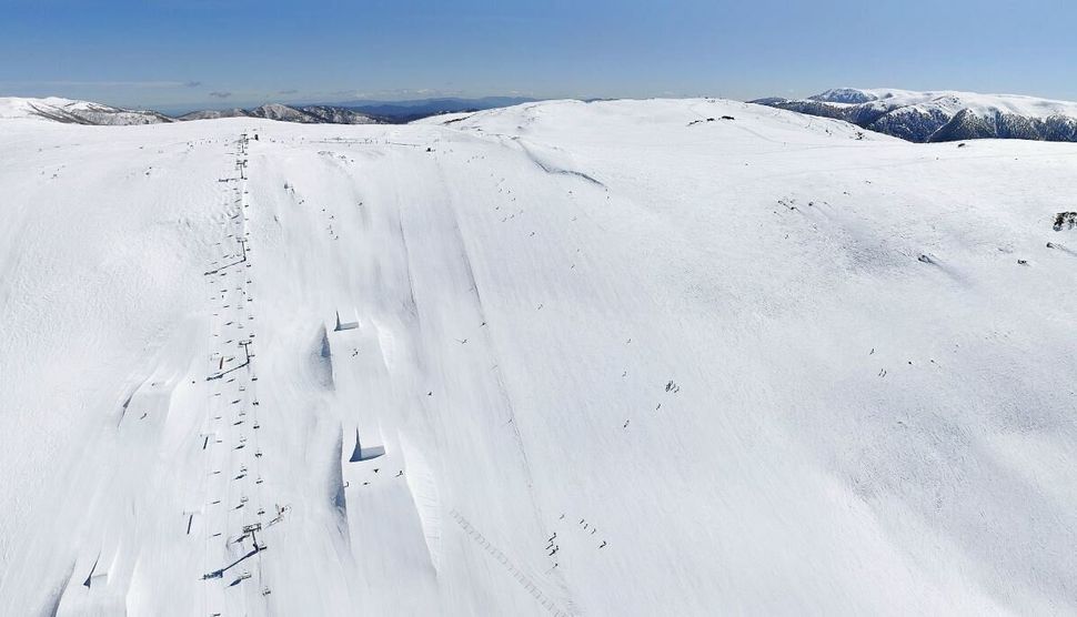 Another thing that's fun is jumping over these really big jumps at Falls Creek.