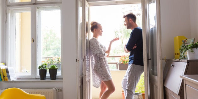 A doorway is a good a place as any to discuss if your union is doomed.