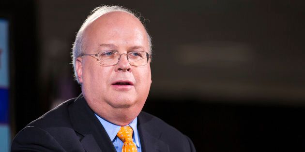 Republican strategist Karl Rove speaks at a brakfast before the Republican National Convention in Tampa. (Photo by Brooks Kraft LLC/Corbis via Getty Images)