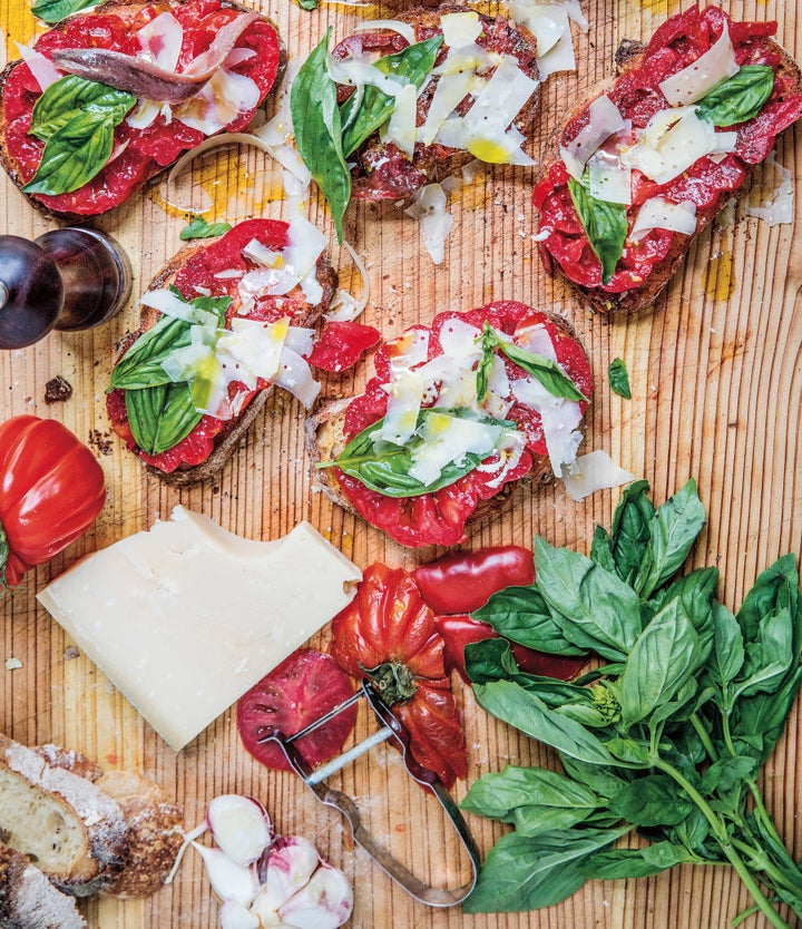 Top tip: toast the bread really well and cut the tomatoes on the toast to catch all the juices.