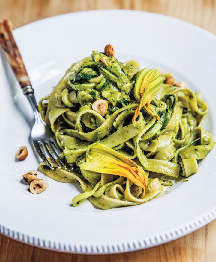 Love the idea of zoodles but love pasta even more? This dish is the best of both worlds.