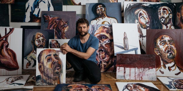 Ben Quilty is the co-curator of 'Another Day In Paradise'.