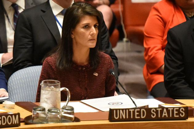 U.S. Ambassador to the United Nations Nikki Haley raised the idea of North Korean sanctions in a U.N. Security Council meeting.