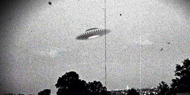 Photograph of the supposed Westall UFO encounter where more than 200 students and teachers at two Victorian state schools allegedly witnessed an unexplained flying object which descended into a nearby open wild grass field.