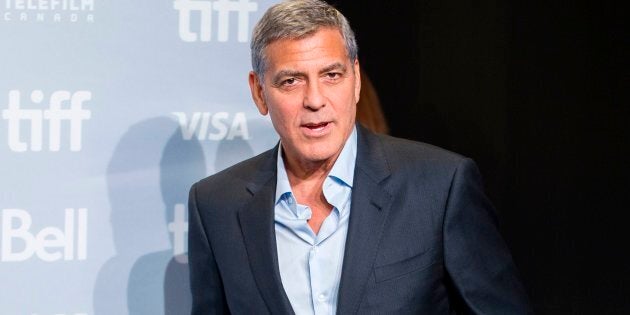 George Clooney attending a photo call at the Toronto International Film Festival for his movie 'Suburbicon'.