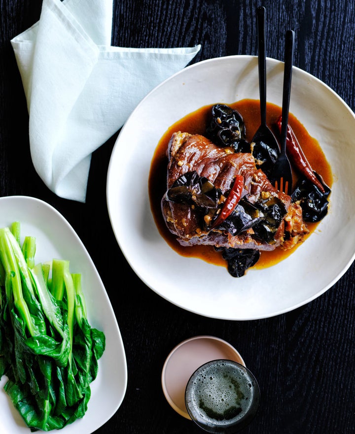 This Chinese-style dish is packed with salty-sweet-sour flavour, making it a perfect accompaniment to the tender pork.