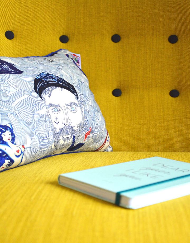 Throw cushions can be a great way to add character without taking up too much space.