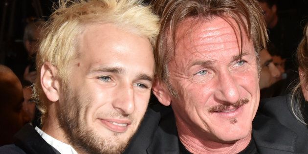 CANNES, FRANCE - MAY 20: Hopper Penn and his father director Sean Penn attend 'The Last Face' Premiere during the 69th annual Cannes Film Festival at the Palais des Festivals on May 20, 2016 in Cannes, France. (Photo by Foc Kan/FilmMagic)'n'n'n'n'n