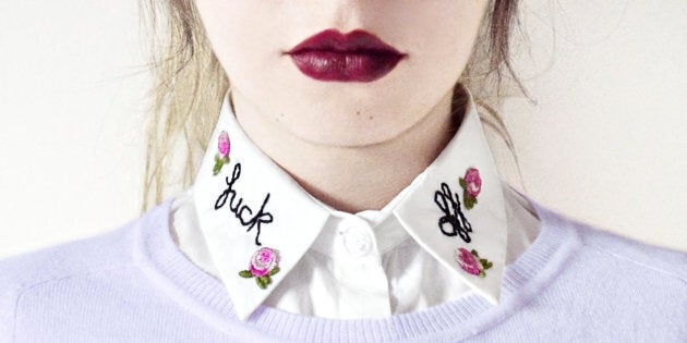 Fck Off Collar, $27.40+, Etsy