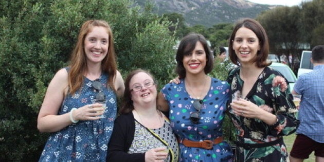 Lucinda, Emily and their sisters.