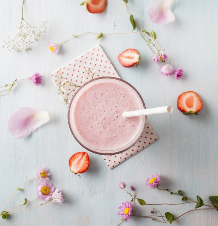 Pack your smoothie with whole fruit and natural protein to help keep you fuller for longer.