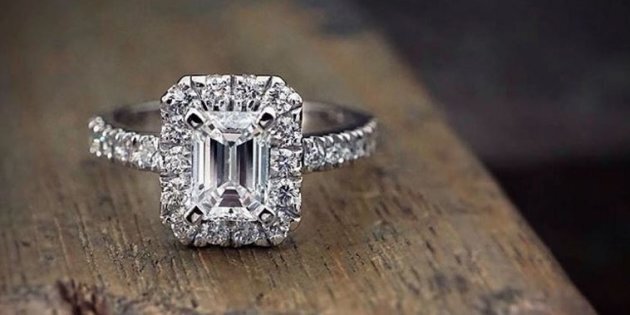 2.07 Vintage Art Deco Emerald Cut Diamond Engagement Ring in Platinum -  Filigree Jewelers