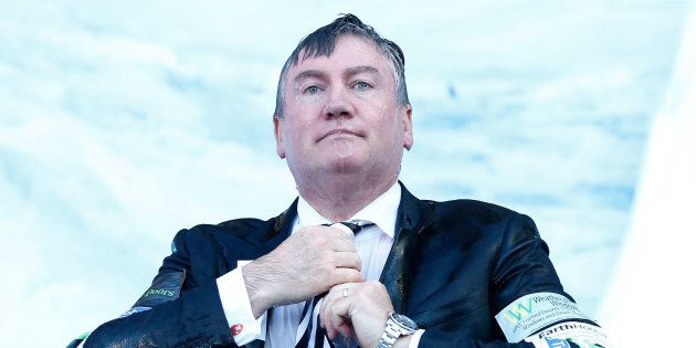 Eddie McGuire has been criticised on social media over recent radio comments.