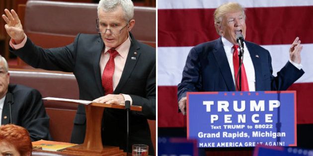 Malcolm Roberts agrees with Donald Trump.