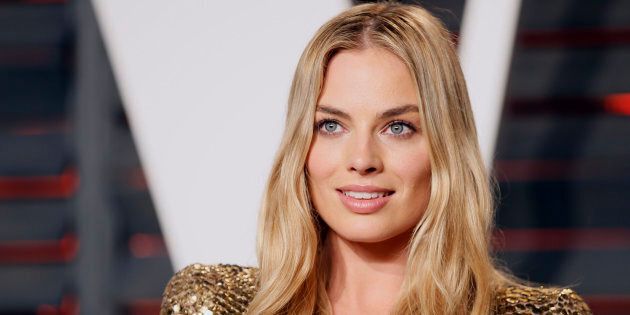 Margot Robbie is a glowing goddess of complexion perfection.