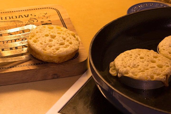 Almost ready for toasting, but if you cave and eat them now, they're still good.