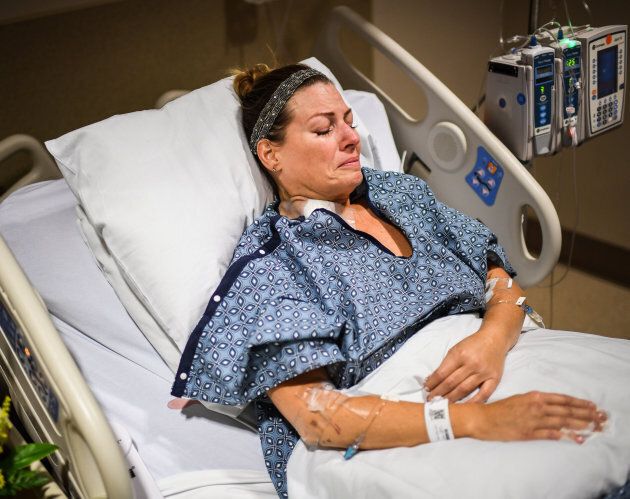 Natalie Vanderstan, 43, was shot in the stomach during the mass shooting.