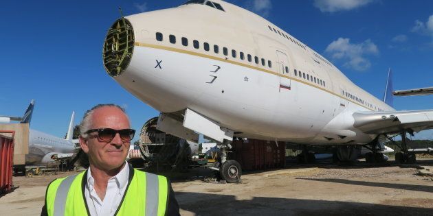 Mark Gregory, 55, used money from his severance package to set up ASI two decades ago. It now handles around 14 percent of the worldwide aircraft disassembly market.