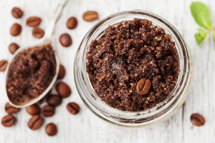 Jars of coffee body scrub make the best gift, too.