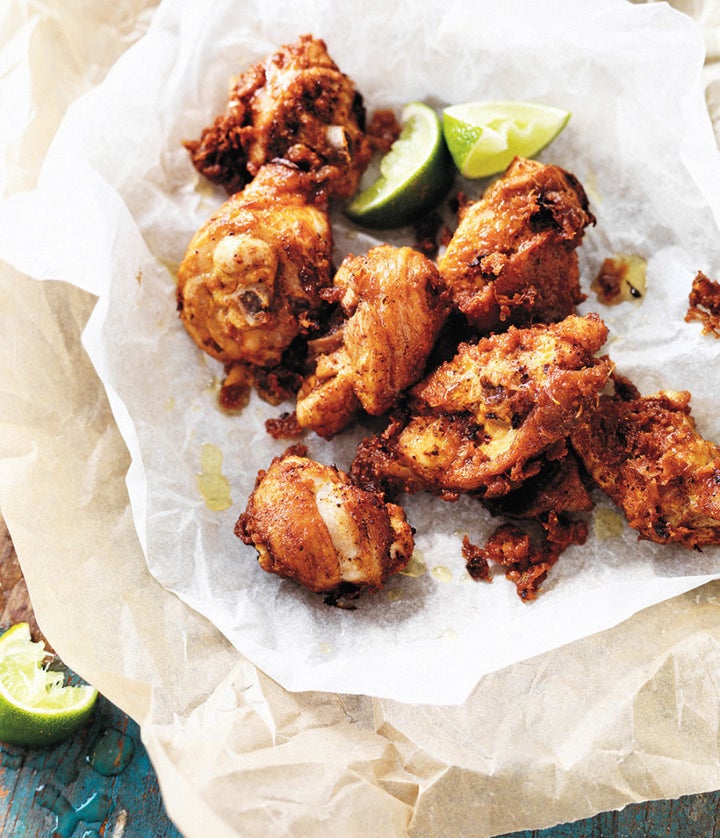 This crispy fried chicken has the perfect balance of salty, zesty and sweet.