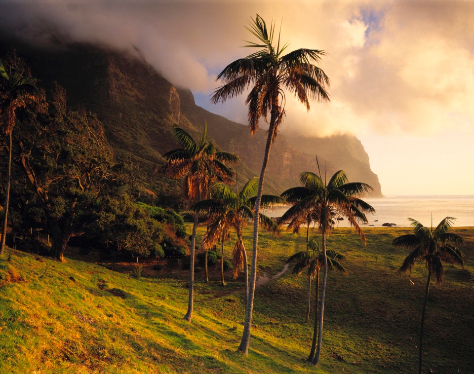 The unbelievable landscape of Lord Howe Island.