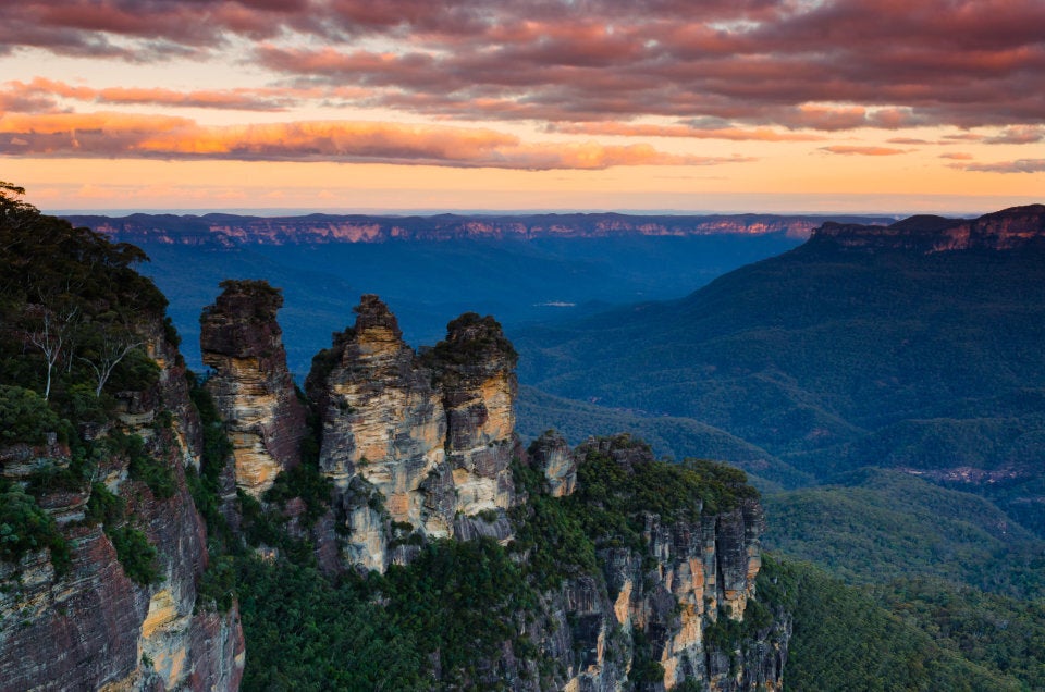 The Three Sisters in the Blue Mountains.