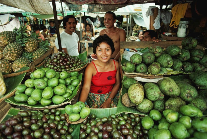 Buying fruit in the Philippines is always fun.