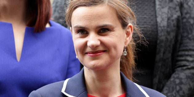 Batley and Spen MP Jo Cox is seen in Westminster May 12, 2015. Yui Mok/Press Association/Handout via REUTERS ATTENTION EDITORS - FOR EDITORIAL USE ONLY. NOT FOR SALE FOR MARKETING OR ADVERTISING CAMPAIGNS THIS IMAGE HAS BEEN SUPPLIED BY A THIRD PARTY. IT IS DISTRIBUTED EXACTLY AS RECEIVED BY REUTERS AS A SERVICE TO CLIENTS. NO RESALES. NO ARCHIVE.