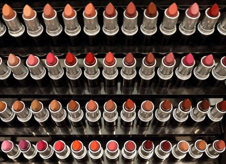 Lipstick addicts will know this sight -- regular M.A.C lippies are housed in a black and silver tube, meaning you have to take the lid off or learn the shade name when looking for the colour you want. But not with Liptensity.