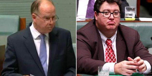 Russell Broadbent and George Christensen are having it out in public