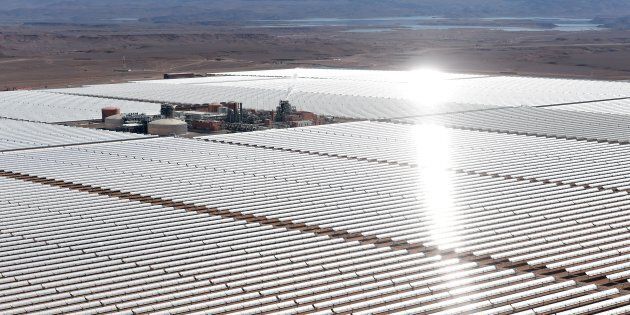 The Ouarzazate Solar Power Station in Morocco, one of the world's largest.