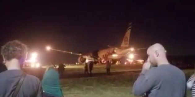 An Etihad plane has made a forced landing in Adelaide.
