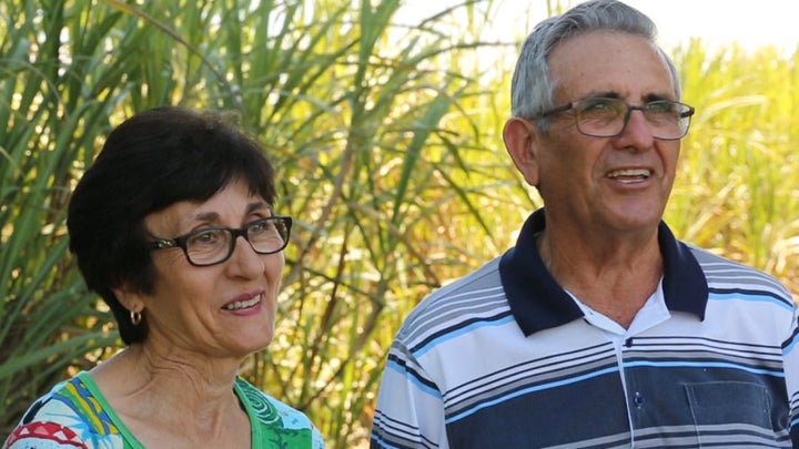 Angelina and Orazio Marino on their farm in Herbert.