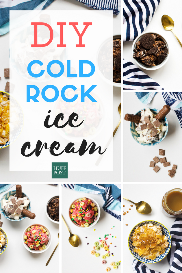 This DIY Cold Rock Ice Cream Is Easy (And Stupidly Delicious