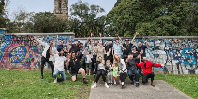 A bunch of proud locals who happen to be good at making food.