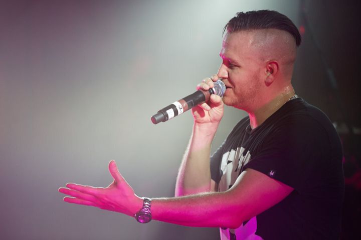 Pressure AKA Dan Smith performs in Berlin in 2015.