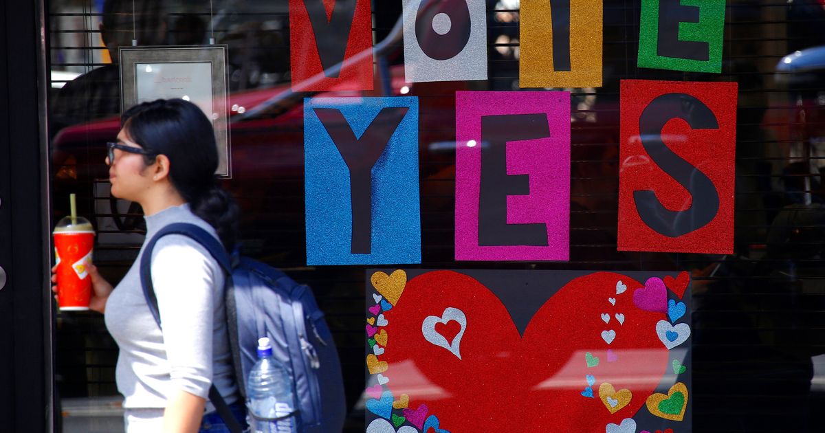 Yes Winning Same Sex Marriage Postal Survey By Millions